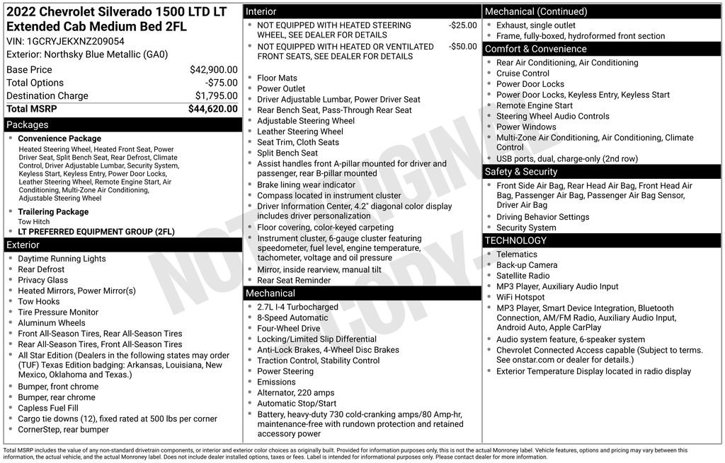 chevrolet silverado 1500 2022 1GCRYJEKXNZ209054 image chevrolet silverado 1500 2022 1GCRYJEKXNZ209054 image